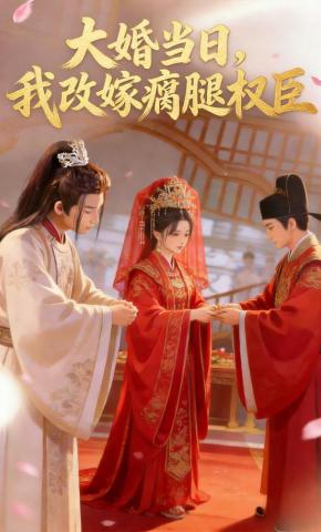 短剧《大婚当日，我改嫁瘸腿权臣》海报