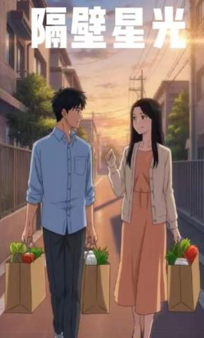 短剧《隔壁星光》海报