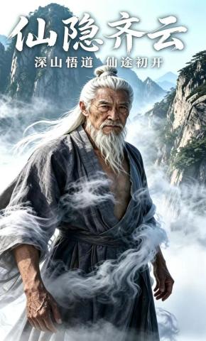 短剧《仙隐齐云》海报