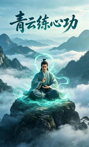 短剧《青云练心功》海报