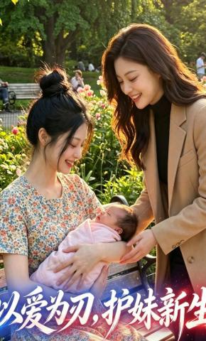 短剧《以爱为刃，护妹新生》海报