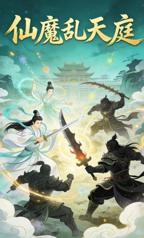 短剧《仙魔乱天庭》海报