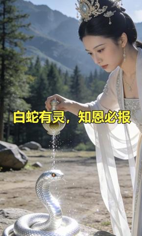 短剧《白蛇有灵，知恩必报》海报