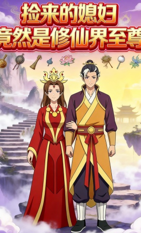 短剧《捡来的媳妇竟然是修仙界至尊》海报