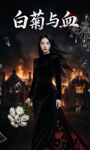 短剧《白菊与血》海报