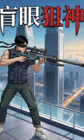 短剧《盲眼狙神》海报