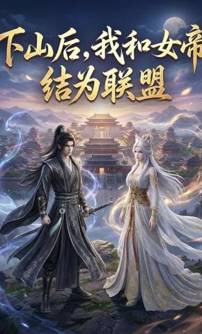 短剧《下山后，我和女帝结为联盟》海报