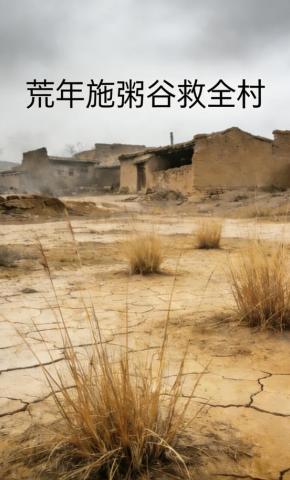 短剧《荒年施粥谷救全村》海报