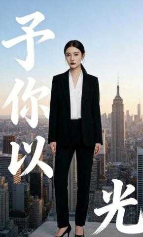 短剧《予你以光》海报