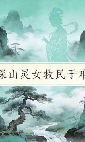 短剧《深山灵女救民于难》海报