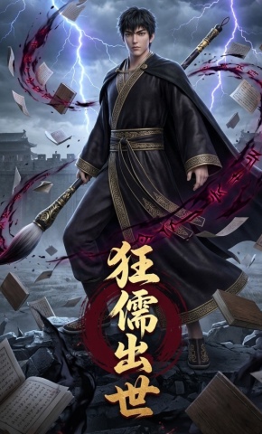短剧《狂儒出世》海报