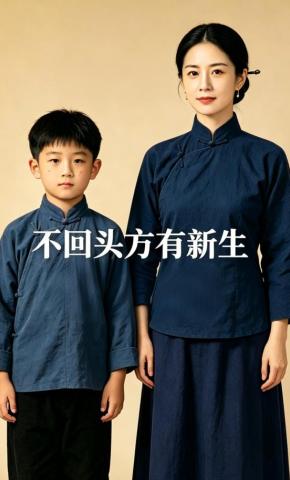 短剧《不回头方有新生》海报