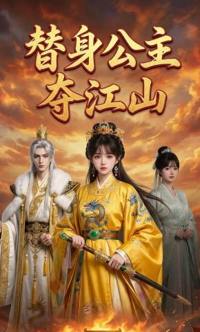 短剧《替身公主夺江山》海报