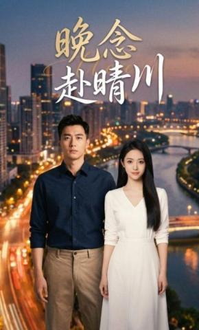 短剧《晚念赴晴川》海报