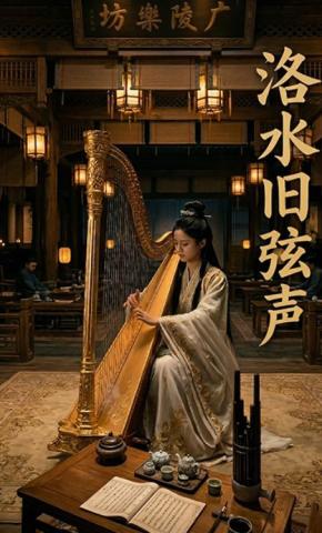 短剧《洛水旧弦声》海报