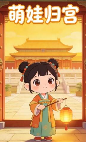 短剧《萌娃归宫》海报