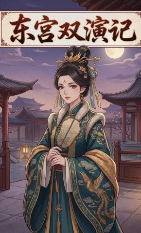 短剧《东宫双演记》海报