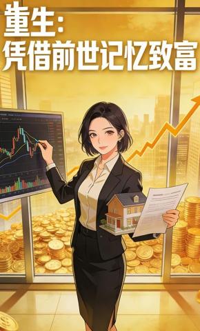 短剧《重生凭借前世记忆致富》海报