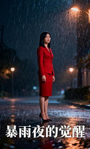 短剧《暴雨夜的觉醒》海报