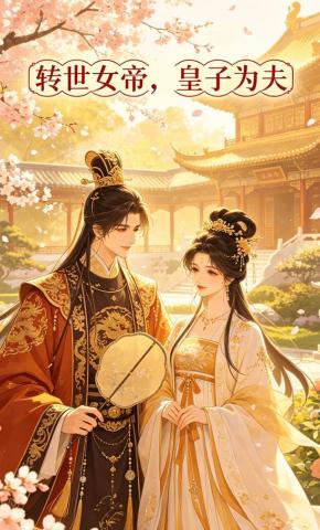 短剧《转世女帝，皇子为夫》海报