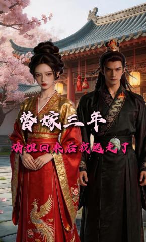 短剧《替嫁三年，嫡姐回来后我逃走了》海报