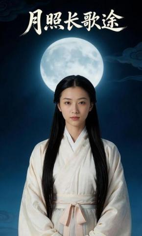 短剧《月照长歌途》海报