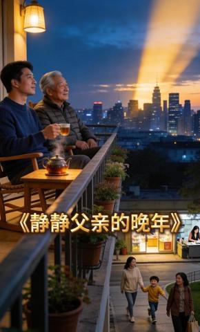 短剧《静静父亲的晚年》海报