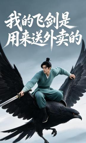 短剧《我的飞剑是用来送外卖的》海报