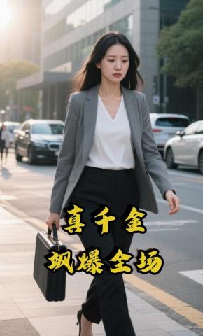 短剧《真千金飒爆全场》海报