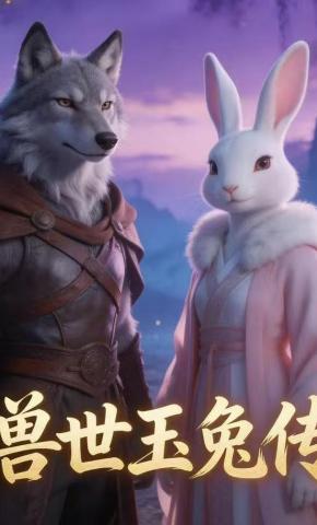 短剧《兽世玉兔传》海报