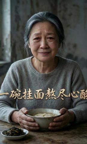 短剧《一碗挂面熬尽心酸》海报