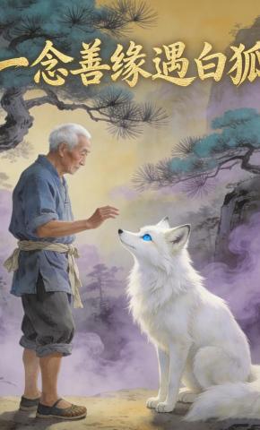 短剧《一念善缘遇白狐》海报