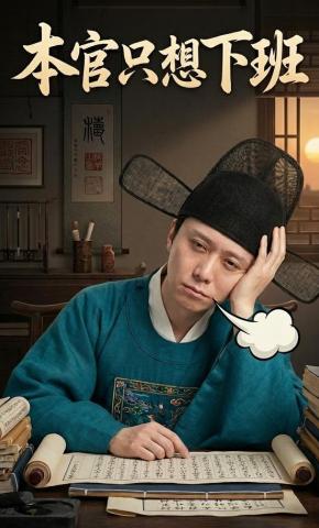 短剧《本官只想下班》海报