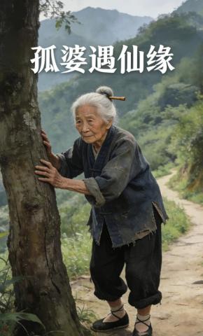 短剧《孤婆遇仙缘》海报