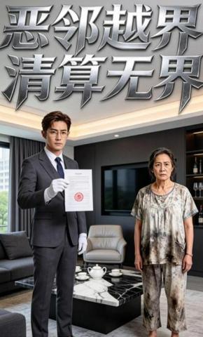 短剧《恶邻越界，清算无界》海报
