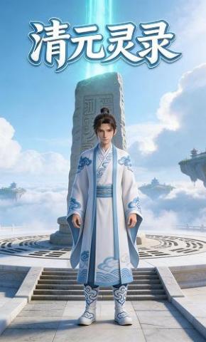 短剧《清元灵录》海报