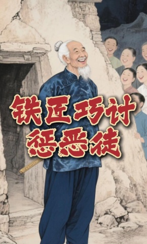 短剧《铁匠巧计惩恶徒》海报