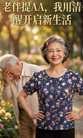 短剧《老伴提AA，我用清醒开启新生活》海报