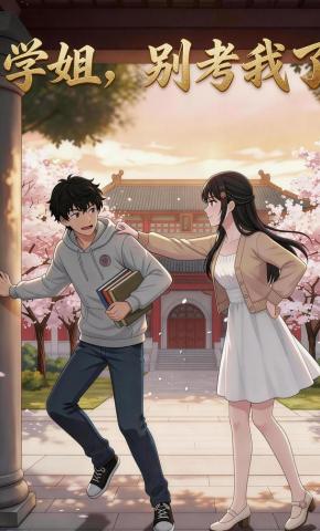 短剧《学姐，别考我了》海报
