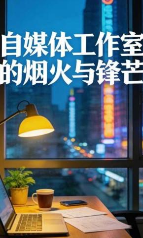 短剧《自媒体工作室的烟火与锋芒》海报