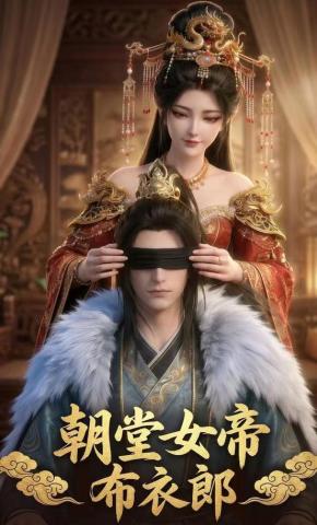 短剧《朝堂女帝布衣郎》海报