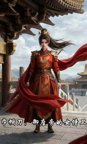 短剧《巾帼刀，御座旁的女侍卫》海报