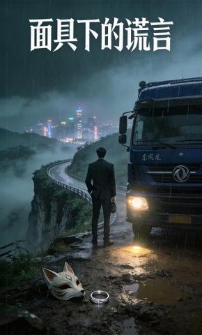 短剧《面具下的谎言》海报