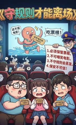 短剧《守规则才能离场》海报