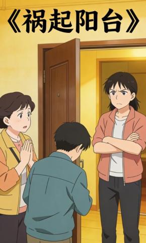 短剧《祸起阳台》海报