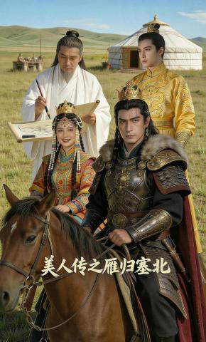 短剧《美人传之雁归塞北》海报