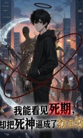 短剧《我能看见死期，却把死神逼成了打工仔》海报