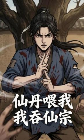 短剧《仙丹喂我，我吞仙宗》海报
