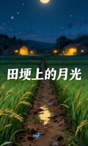 短剧《田埂上的月光》海报