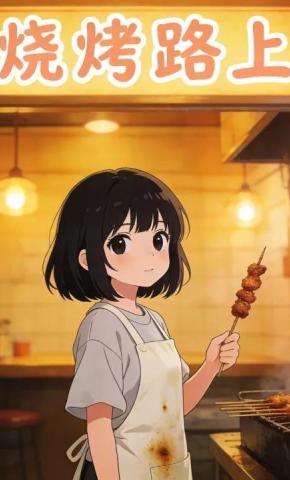 短剧《烧烤路上》海报